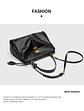Luxury Bag Microfiber Leather Women's Bag Double lock Shoulder Slant Cross Commuting Underarm Bag Business Briefcase - Miniatura 16