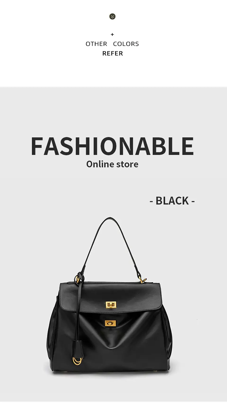Luxury Bag Microfiber Leather Women's Bag Double lock Shoulder Slant Cross Commuting Underarm Bag Business Briefcase 17