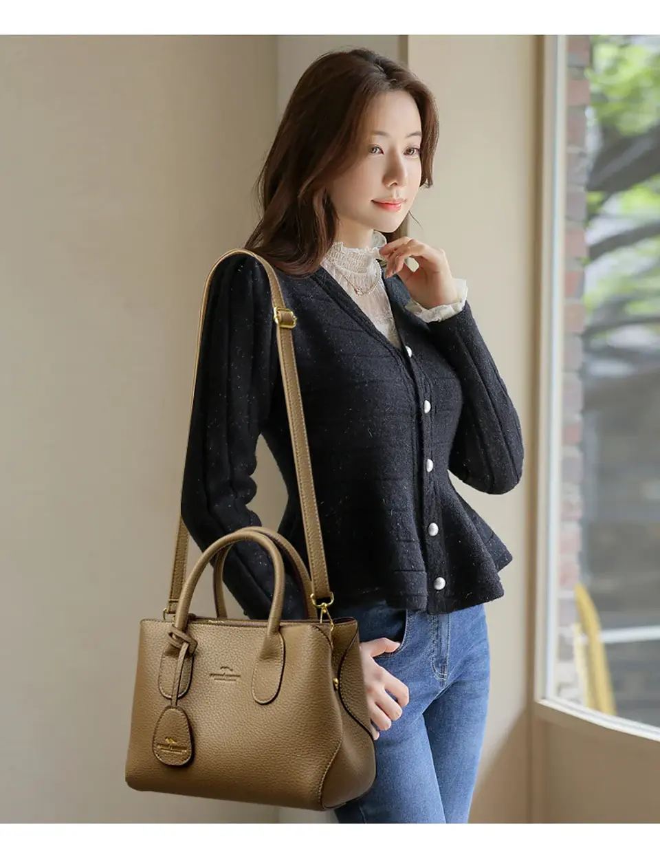 3-layer Design Women's Handbags Luxury Shoulder Crossbody Bags High Quality Soft Leather Bag Ladies Fashion Messenger Sac A Main 21