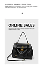 Luxury Bag Microfiber Leather Women's Bag Double lock Shoulder Slant Cross Commuting Underarm Bag Business Briefcase - Miniatura 19