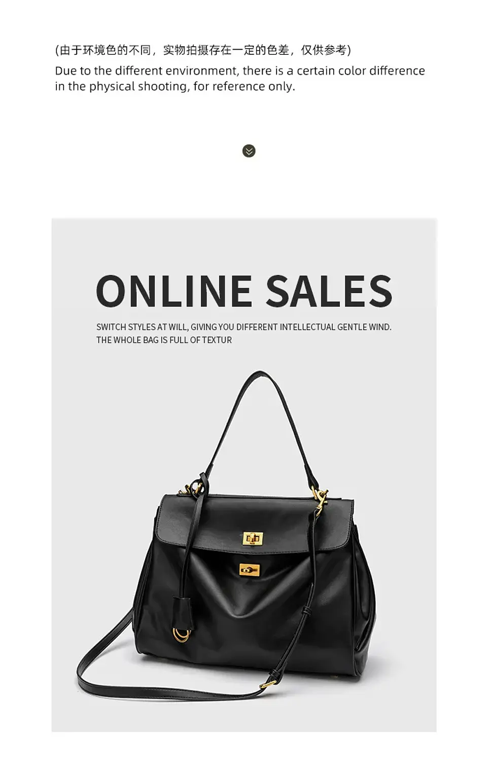 Luxury Bag Microfiber Leather Women's Bag Double lock Shoulder Slant Cross Commuting Underarm Bag Business Briefcase 19