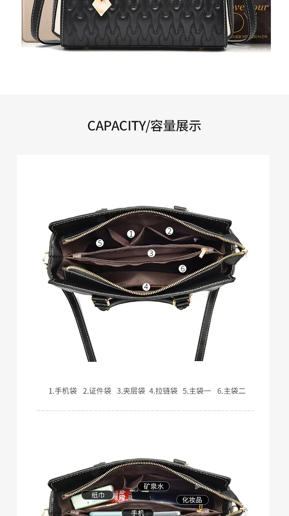 High Quality Wrinkle Women'S Shoulder Bag Luxury Brand Designer Handbag Large Capacity Classic Retro Shoulder Bag Tote Bag Women 17