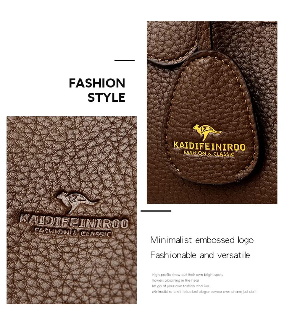 3-layer Design Women's Handbags Luxury Shoulder Crossbody Bags High Quality Soft Leather Bag Ladies Fashion Messenger Sac A Main 27