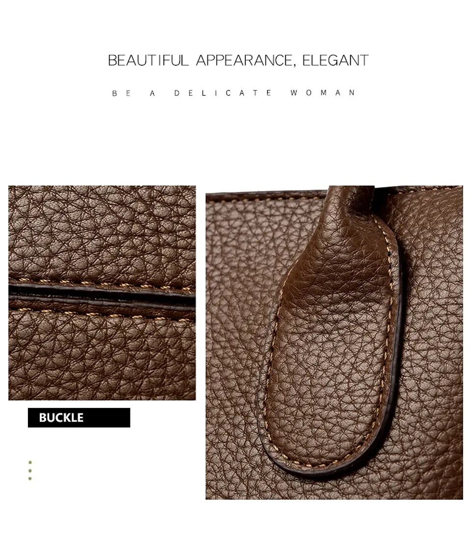 3-layer Design Women's Handbags Luxury Shoulder Crossbody Bags High Quality Soft Leather Bag Ladies Fashion Messenger Sac A Main 28