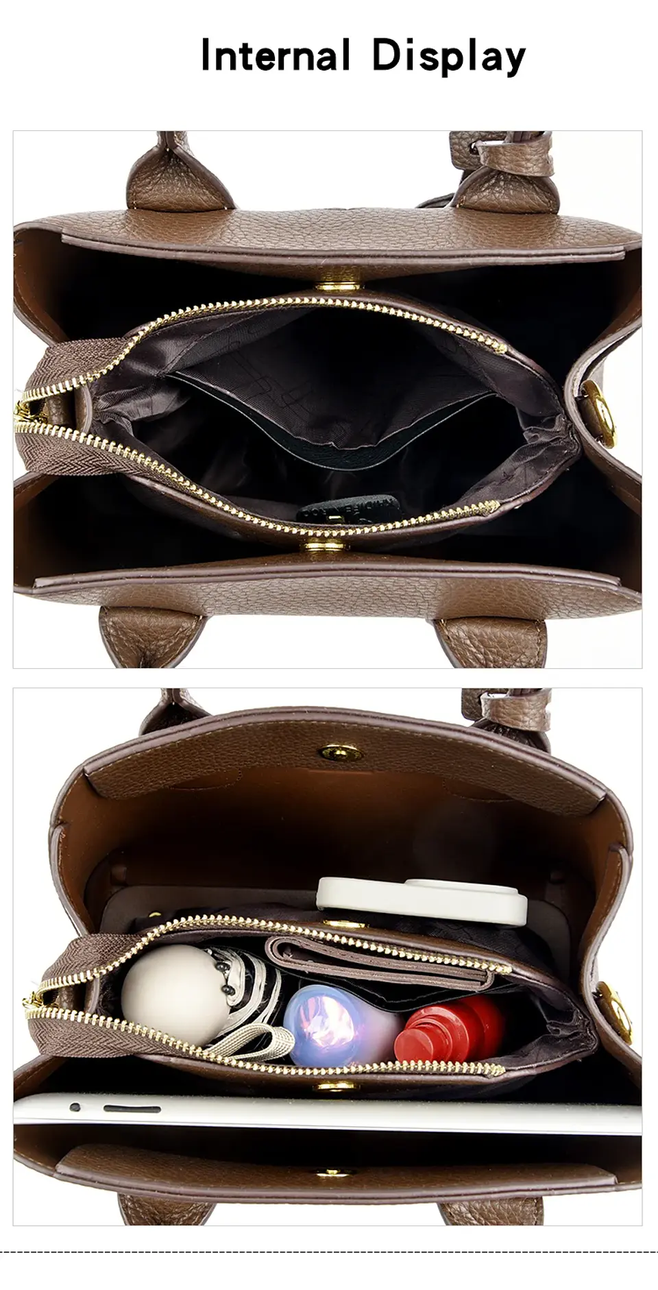 3-layer Design Women's Handbags Luxury Shoulder Crossbody Bags High Quality Soft Leather Bag Ladies Fashion Messenger Sac A Main 30