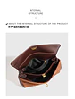 Luxury Bag Microfiber Leather Women's Bag Double lock Shoulder Slant Cross Commuting Underarm Bag Business Briefcase - Miniatura 35