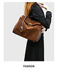 Luxury Bag Microfiber Leather Women's Bag Double lock Shoulder Slant Cross Commuting Underarm Bag Business Briefcase - Miniatura 41