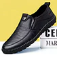 Fashion Men Business Shoes Mens Leather Loafers Luxury Brand Breathable Men Casual Shoes Slip on Male Boat Shoes Moccasins - Miniatura 4