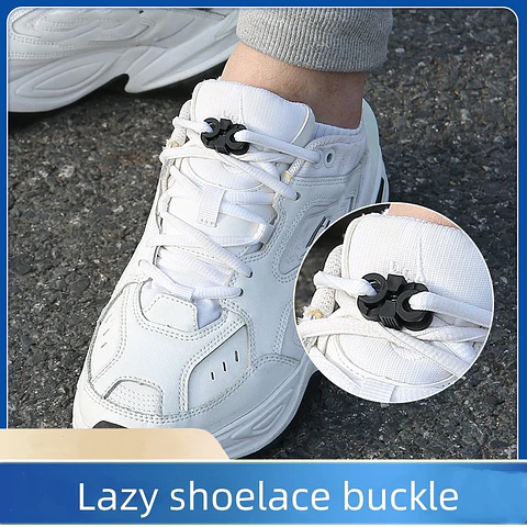 Press Lock Shoelaces Without Ties Elastic Spring Clips Laces Sneaker 6MM Widened Flat No Tie Shoe Laces Kids Adult Shoelace Shoe