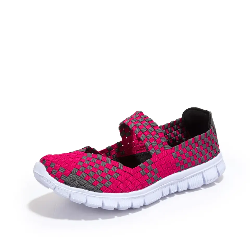 Women Casual Shoes Summer Breathable Handmade Women Woven Shoes Fashion Comfortable LightWeight Wovening Women Shoes 4