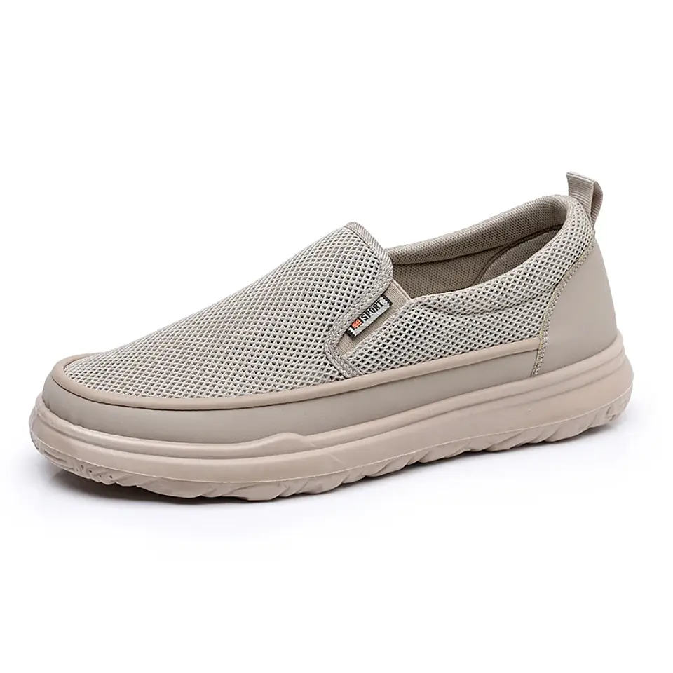 2025 new hot-selling men's casual shoes lightweight comfortable thick-soled anti-slip slip-on casual shoes free shipping 6
