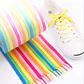 1 Pair Gradient Shoelaces Rainbow Laces Colorful Flat Shoelace for Sneaker Casual Canvas Shoe laces Boots Shoes Strings 120cm - Miniatura 5