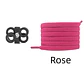 Press Lock Shoelaces Without Ties Elastic Spring Clips Laces Sneaker 6MM Widened Flat No Tie Shoe Laces Kids Adult Shoelace Shoe - Miniatura 4