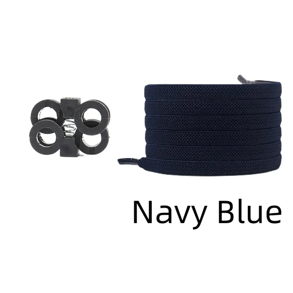 Press Lock Shoelaces Without Ties Elastic Spring Clips Laces Sneaker 6MM Widened Flat No Tie Shoe Laces Kids Adult Shoelace Shoe 5