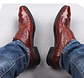 New Oversized Men Shoes Formal Leather Shoes Men Buckle Shoes Luxury Sneakers Comfortable Wearable Dress Shoes Men Casual Shoes - Miniatura 9