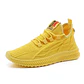2026 Fashion Spring Female Sneakers Women Shoes Korean Mesh Yellow Ladies Shoes Woman Lace Up Red Black Casual Shoes Breathable - Miniatura 7