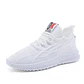 2026 Fashion Spring Female Sneakers Women Shoes Korean Mesh Yellow Ladies Shoes Woman Lace Up Red Black Casual Shoes Breathable - Miniatura 9