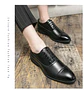 Men's Formal  Shoes Red Sole Fashion Business Casual Party Banquet Daily Retro Carved Lace-up Brogue Dress Wedding Shoes Size 48 - Miniatura 14