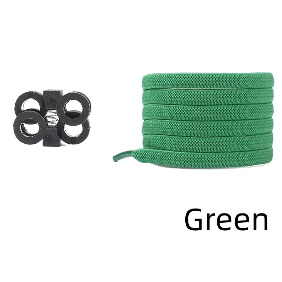 Press Lock Shoelaces Without Ties Elastic Spring Clips Laces Sneaker 6MM Widened Flat No Tie Shoe Laces Kids Adult Shoelace Shoe 11