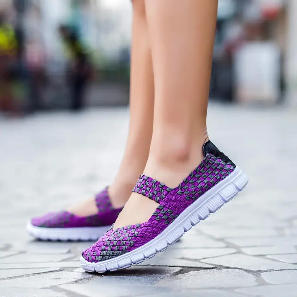 Women Casual Shoes Summer Breathable Handmade Women Woven Shoes Fashion Comfortable LightWeight Wovening Women Shoes 18