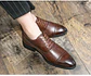 Men's Formal  Shoes Red Sole Fashion Business Casual Party Banquet Daily Retro Carved Lace-up Brogue Dress Wedding Shoes Size 48 - Miniatura 18
