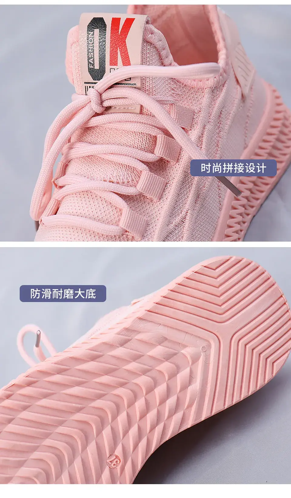 2026 Fashion Spring Female Sneakers Women Shoes Korean Mesh Yellow Ladies Shoes Woman Lace Up Red Black Casual Shoes Breathable 20