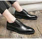 Men's Formal  Shoes Red Sole Fashion Business Casual Party Banquet Daily Retro Carved Lace-up Brogue Dress Wedding Shoes Size 48 - Miniatura 24