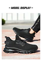 ZLMY NEW Safety Shoes Men Steel Toe Sneaker Lightweight Puncture Proof Safety Work Boots Man Breathable Working Shoes Anti-smash - Miniatura 20