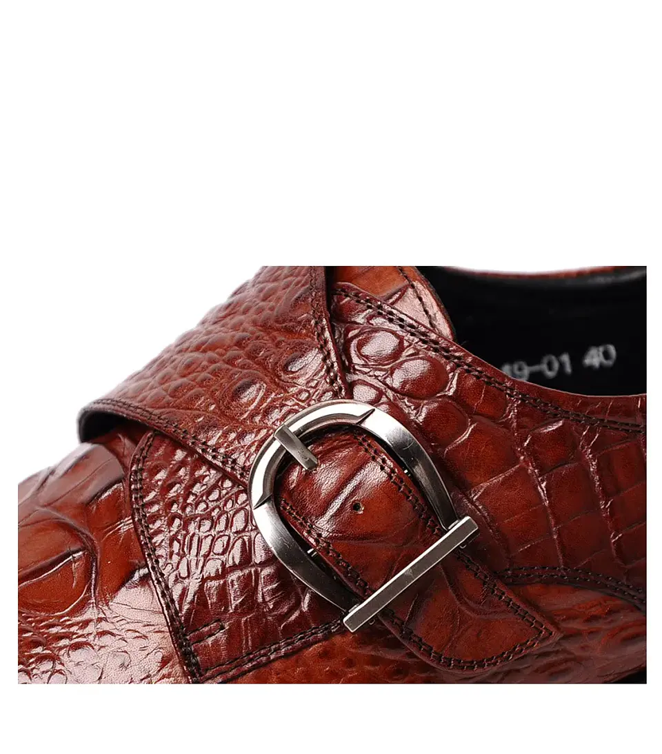 New Oversized Men Shoes Formal Leather Shoes Men Buckle Shoes Luxury Sneakers Comfortable Wearable Dress Shoes Men Casual Shoes 21