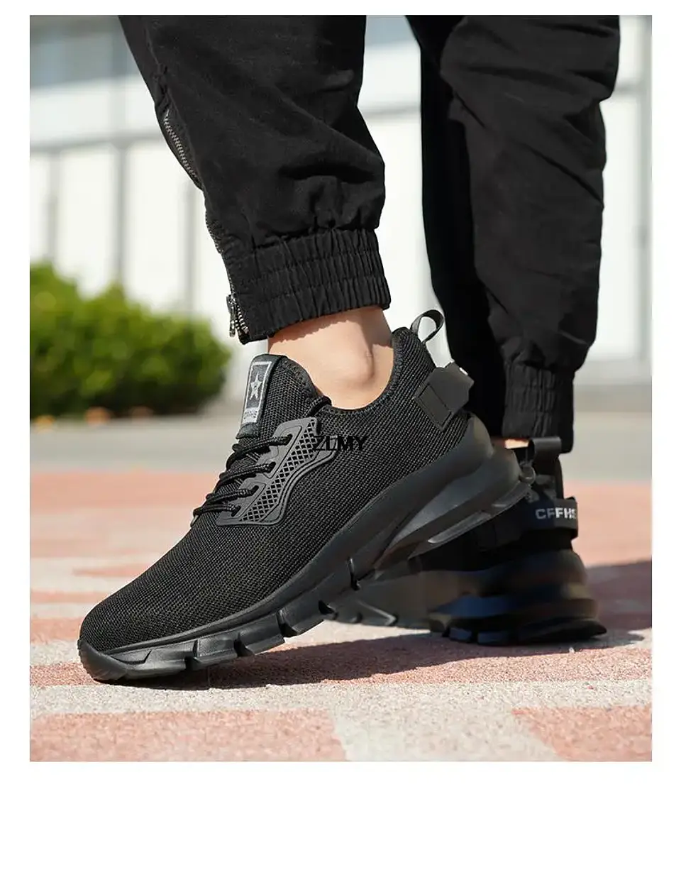 ZLMY NEW Safety Shoes Men Steel Toe Sneaker Lightweight Puncture Proof Safety Work Boots Man Breathable Working Shoes Anti-smash 24