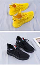 2026 Fashion Spring Female Sneakers Women Shoes Korean Mesh Yellow Ladies Shoes Woman Lace Up Red Black Casual Shoes Breathable - Miniatura 28