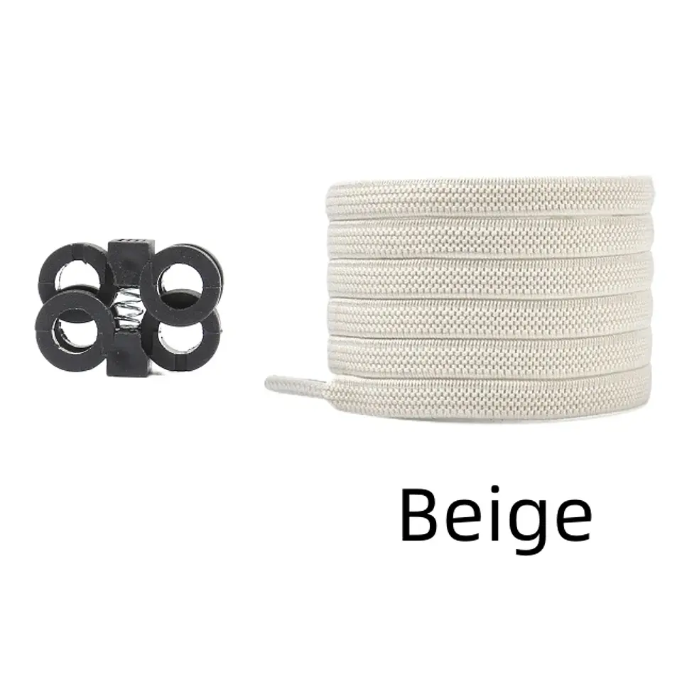 Press Lock Shoelaces Without Ties Elastic Spring Clips Laces Sneaker 6MM Widened Flat No Tie Shoe Laces Kids Adult Shoelace Shoe 30