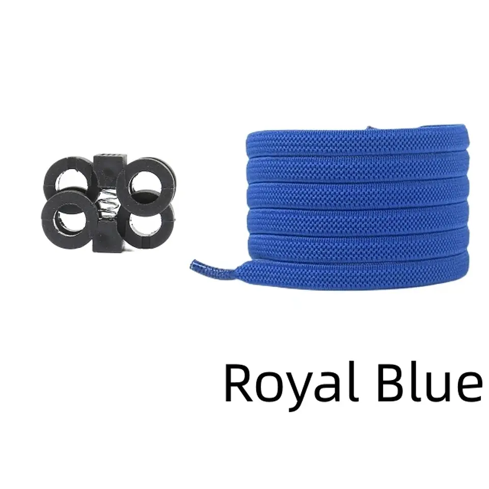 Press Lock Shoelaces Without Ties Elastic Spring Clips Laces Sneaker 6MM Widened Flat No Tie Shoe Laces Kids Adult Shoelace Shoe 42