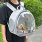 Bird Backpack Bird Carrier Travel Bag for Birds ParrotS Small Pet Acrylic Bubble Portable Bird Cage Outdoor Travel Hiking - Miniatura 1