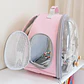 Bird Backpack Bird Carrier Travel Bag for Birds ParrotS Small Pet Acrylic Bubble Portable Bird Cage Outdoor Travel Hiking - Miniatura 3