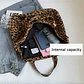 Leopard Design 2024 Korean Fashion Big Crossbody Bags for Women Travel Handbag Lady Shopper Shopping Shoulder Bag Bolsa Feminina - Miniatura 6