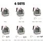 Bird Backpack Bird Carrier Travel Bag for Birds ParrotS Small Pet Acrylic Bubble Portable Bird Cage Outdoor Travel Hiking - Miniatura 6