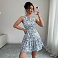 Ropas De Mujeres Print Dresses Vestidos Elegantes Women Vest Dress Sleeveless Summer Beach Bohemian Round Neck Retro Short Dress - Miniatura 3
