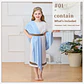 Greek Mythology Children's Clothing White Roman Toga Robe Neutral Role-playing Performance Costume - Miniatura 8