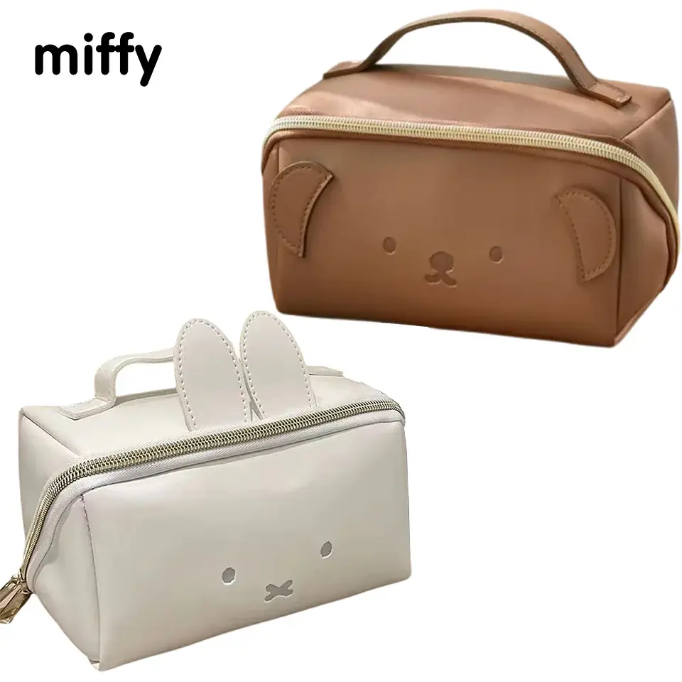 Magazine Appendix Bag Kawaii Boris Miffy Hand Makeup Bag Multi-functional Portable Toiletry Storage Bag Christmas Gift for Girls 1