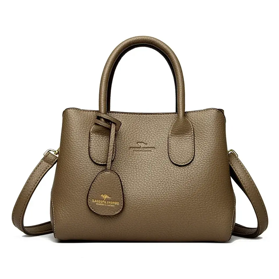 3-layer Design Women's Handbags Luxury Shoulder Crossbody Bags High Quality Soft Leather Bag Ladies Fashion Messenger Sac A Main 9