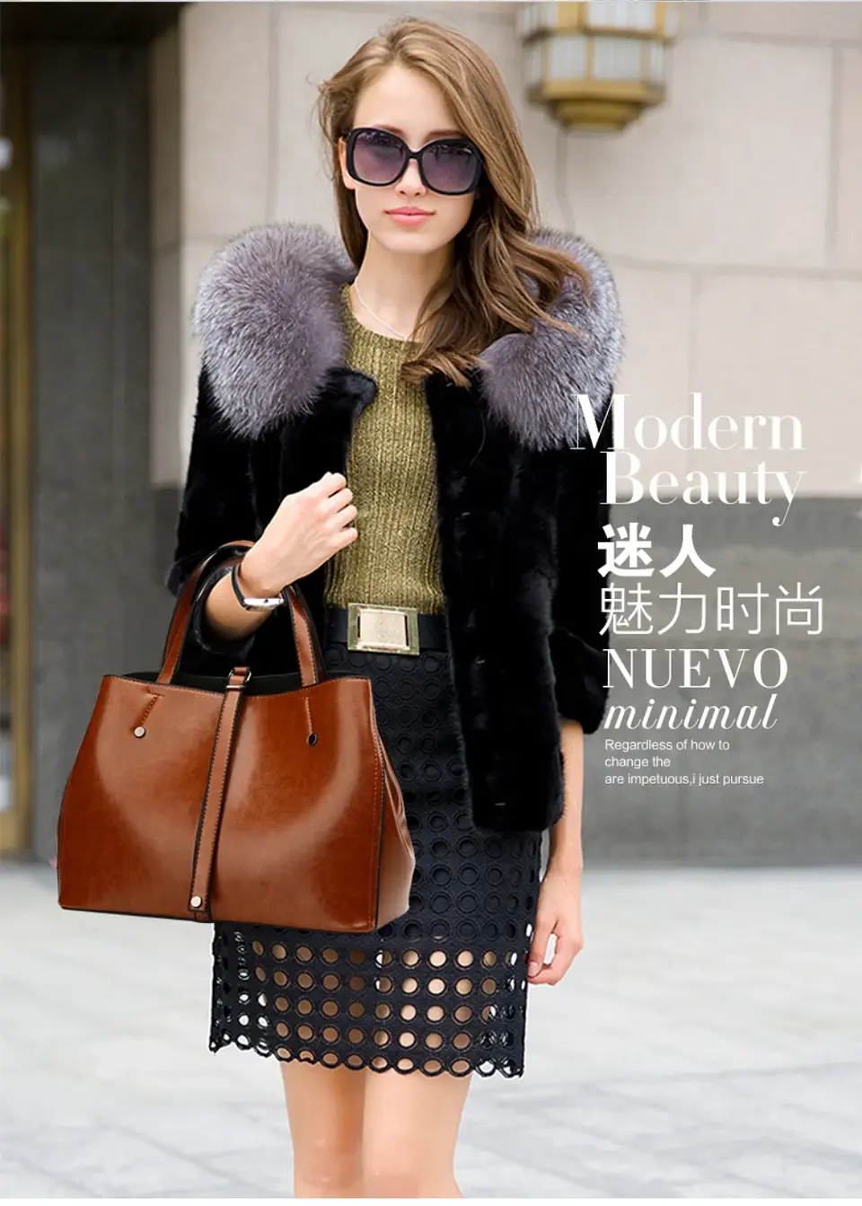 MOODS Fashion Top-handle Bags For Women Elegant Pure Color Large Capacity Shoulder Cross Body Bag 2024 Luxury Designer Handbags 11