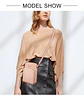 Buylor Summer PU Leather Crossbody Cell Phone Bag Women Mini Wallet Shoulder Card Holder Small Mobile Phone Pouch Messenger Bag - Miniatura 15