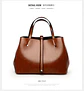 MOODS Fashion Top-handle Bags For Women Elegant Pure Color Large Capacity Shoulder Cross Body Bag 2024 Luxury Designer Handbags - Miniatura 17