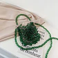 Beaded Handbag Sweet Bride's Handbag Fashion Dinner Bag Banquet Bag Women's Shoulder Bag - Miniatura 27