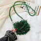 Beaded Handbag Sweet Bride's Handbag Fashion Dinner Bag Banquet Bag Women's Shoulder Bag - Miniatura 29