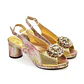 Italian Shoes and Bags Matching Set Decorated with Rhinestone Nigerian Heel Party for Women African Wedding Shoes with Bag - Miniatura 21