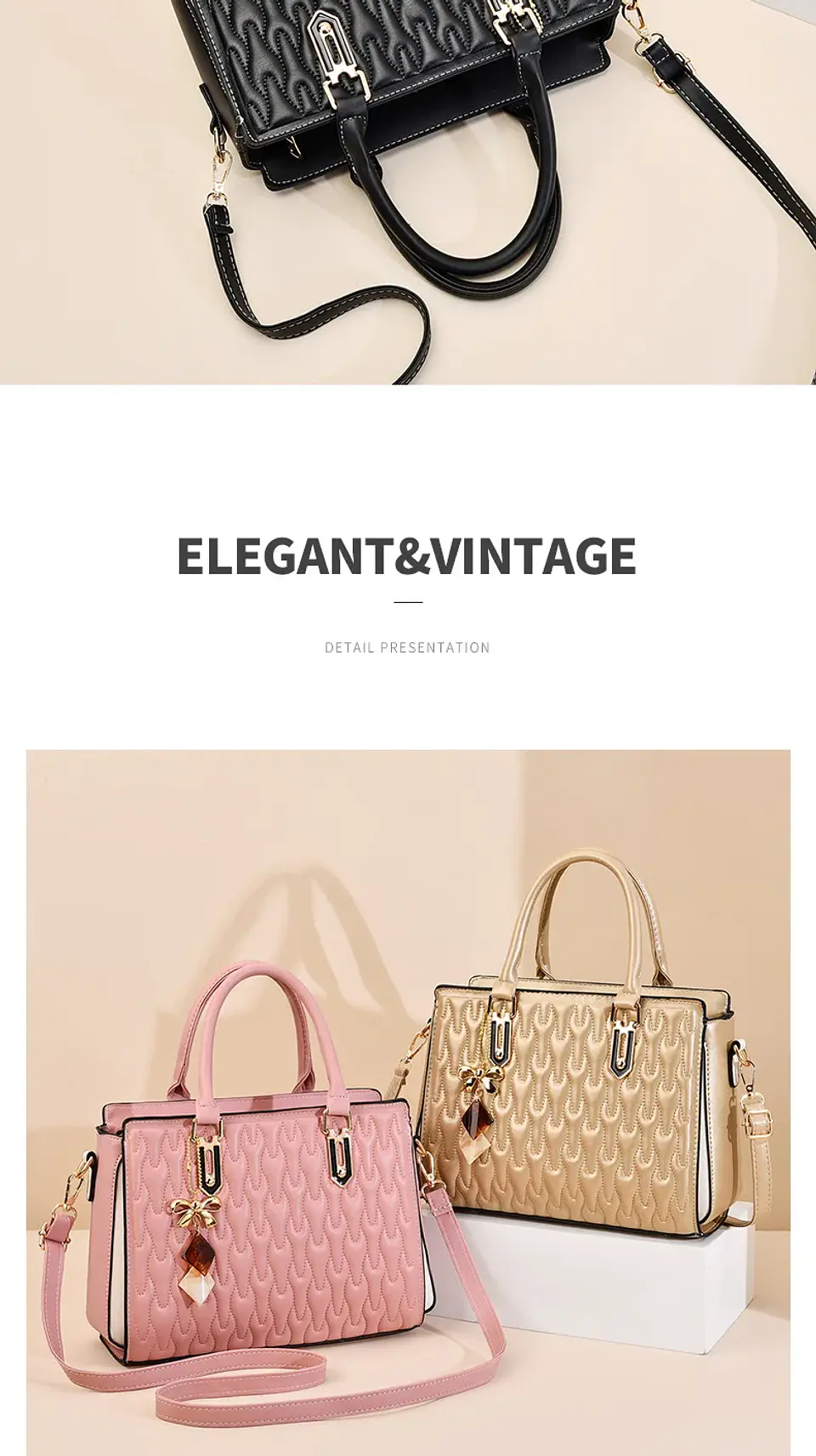 High Quality Wrinkle Women'S Shoulder Bag Luxury Brand Designer Handbag Large Capacity Classic Retro Shoulder Bag Tote Bag Women 19