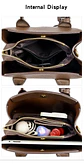 3-layer Design Women's Handbags Luxury Shoulder Crossbody Bags High Quality Soft Leather Bag Ladies Fashion Messenger Sac A Main - Miniatura 30