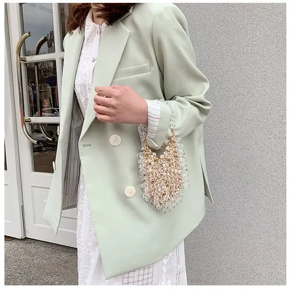Beaded Handbag Sweet Bride's Handbag Fashion Dinner Bag Banquet Bag Women's Shoulder Bag 52